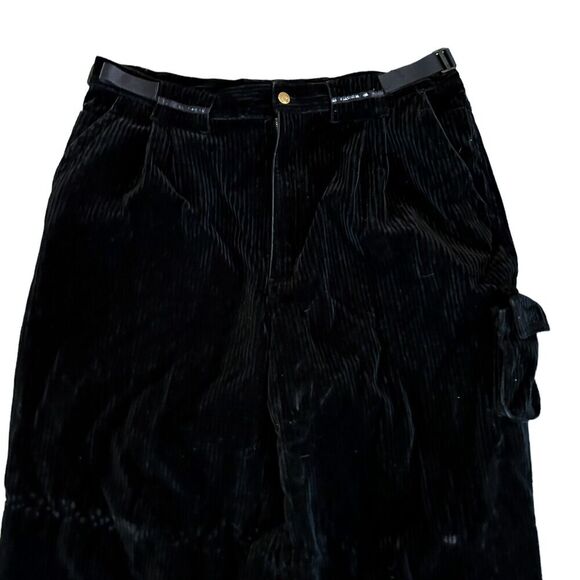 Original Bare Fox Collection Pants 2XL 36-40‎ Men's Y2K Black Corduroy Jeans - Picture 10 of 15